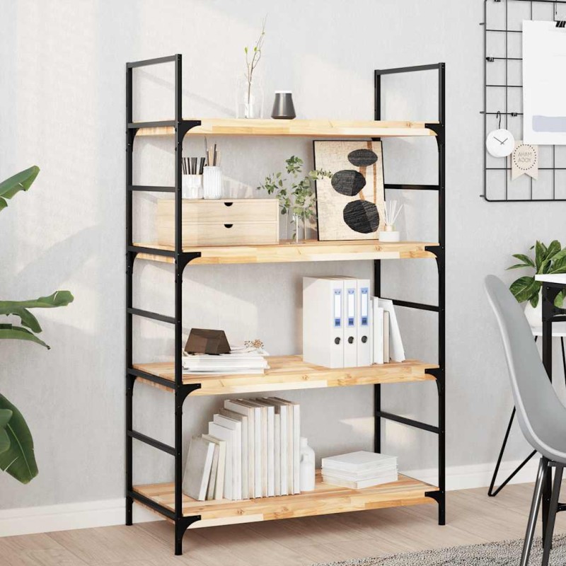 vidaXL Schweberegale 4 Stk. 80x40x4 cm Massivholz Akazie Unbehandelt vidaXL Schweberegale 4 Stk. 80x40x4 cm Massivholz Akazie Unbehandelt