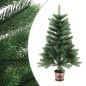 Künstlicher Weihnachtsbaum mit LEDs & Kugeln 90 cm Grün Künstlicher Weihnachtsbaum mit LEDs & Kugeln 90 cm Grün