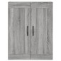 Highboard Grau Sonoma 69,5x34x180 cm Holzwerkstoff Highboard Grau Sonoma 69,5x34x180 cm Holzwerkstoff