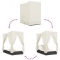 vidaXL Doppel-Sonnenliege mit Dach und Vorhängen Schwarz Poly-Rattan vidaXL Doppel-Sonnenliege mit Dach und Vorhängen Schwarz Poly-Rattan