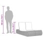 vidaXL Doppel-Sonnenliege mit Auflagen Braun Poly Rattan vidaXL Doppel-Sonnenliege mit Auflagen Braun Poly Rattan