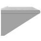 vidaXL Wandregal 100x45x31 cm Silbern Edelstahl vidaXL Wandregal 100x45x31 cm Silbern Edelstahl