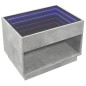 vidaXL Couchtisch mit Infinity-LED Betongrau 70x50x50 cm vidaXL Couchtisch mit Infinity-LED Betongrau 70x50x50 cm