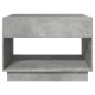 vidaXL Couchtisch mit Infinity-LED Betongrau 70x50x50 cm vidaXL Couchtisch mit Infinity-LED Betongrau 70x50x50 cm