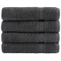 vidaXL Premium-Badetücher SOLUND 4 Stk. Anthrazit 100x150 cm 600 g/m² vidaXL Premium-Badetücher SOLUND 4 Stk. Anthrazit 100x150 cm 600 g/m²