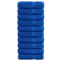 vidaXL Premium-Duschtücher SOLUND 10 Stk. Blau 70x140 cm 600 g/m² vidaXL Premium-Duschtücher SOLUND 10 Stk. Blau 70x140 cm 600 g/m²