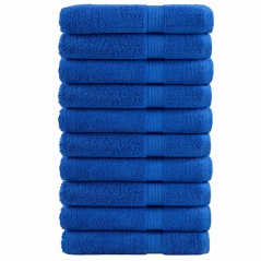 vidaXL Premium-Handtücher SOLUND 10 Stk. Blau 100x200 cm 600 g/m²