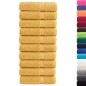 vidaXL Premium-Badetücher SOLUND 10 Stk. Gold 100x150 cm 600 g/m² vidaXL Premium-Badetücher SOLUND 10 Stk. Gold 100x150 cm 600 g/m²