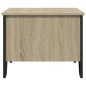 vidaXL Couchtisch Sonoma-Eiche 100x51x40 cm Holzwerkstoff vidaXL Couchtisch Sonoma-Eiche 100x51x40 cm Holzwerkstoff
