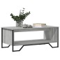 vidaXL Couchtisch Grau Sonoma 100x51x40 cm Holzwerkstoff vidaXL Couchtisch Grau Sonoma 100x51x40 cm Holzwerkstoff