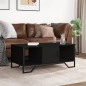 vidaXL Couchtisch Schwarz 100x51x40 cm Holzwerkstoff vidaXL Couchtisch Schwarz 100x51x40 cm Holzwerkstoff