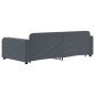 vidaXL Tagesbett Ausziehbar mit Schubladen Dunkelgrau 100x200 cm Samt vidaXL Tagesbett Ausziehbar mit Schubladen Dunkelgrau 100x200 cm Samt
