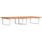 vidaXL Waschbeckenregal Wandmontage Stahl und Massivholz Buche vidaXL Waschbeckenregal Wandmontage Stahl und Massivholz Buche