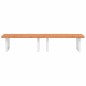 vidaXL Waschbeckenregal Wandmontage Stahl und Massivholz Buche vidaXL Waschbeckenregal Wandmontage Stahl und Massivholz Buche