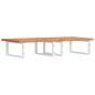 vidaXL Waschbeckenregal Wandmontage Stahl und Massivholz Buche vidaXL Waschbeckenregal Wandmontage Stahl und Massivholz Buche