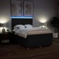 vidaXL Boxspringbett mit Matratze Schwarz 140x200 cm Stoff vidaXL Boxspringbett mit Matratze Schwarz 140x200 cm Stoff