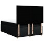 vidaXL Boxspringbett mit Matratze Schwarz 140x200 cm Stoff vidaXL Boxspringbett mit Matratze Schwarz 140x200 cm Stoff