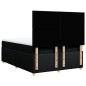 vidaXL Boxspringbett mit Matratze Schwarz 140x190 cm Stoff vidaXL Boxspringbett mit Matratze Schwarz 140x190 cm Stoff