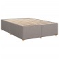 vidaXL Boxspringbett mit Matratze Taupe 140x190 cm Stoff vidaXL Boxspringbett mit Matratze Taupe 140x190 cm Stoff