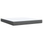 vidaXL Boxspringbett mit Matratze Dunkelgrau 180x200 cm Stoff vidaXL Boxspringbett mit Matratze Dunkelgrau 180x200 cm Stoff