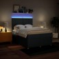 vidaXL Boxspringbett mit Matratze Blau 160x200 cm Stoff vidaXL Boxspringbett mit Matratze Blau 160x200 cm Stoff