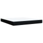 vidaXL Boxspringbett mit Matratze Schwarz 180x200 cm Stoff vidaXL Boxspringbett mit Matratze Schwarz 180x200 cm Stoff