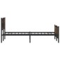 vidaXL Metallbett ohne Matratze Räuchereiche 180x200 cm vidaXL Metallbett ohne Matratze Räuchereiche 180x200 cm
