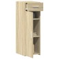 vidaXL Sideboard Sonoma-Eiche 30x42,5x93 cm Holzwerkstoff vidaXL Sideboard Sonoma-Eiche 30x42,5x93 cm Holzwerkstoff