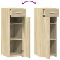 vidaXL Sideboard Sonoma-Eiche 30x42,5x93 cm Holzwerkstoff vidaXL Sideboard Sonoma-Eiche 30x42,5x93 cm Holzwerkstoff