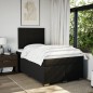 vidaXL Boxspringbett mit Matratze Schwarz 120x200 cm Stoff vidaXL Boxspringbett mit Matratze Schwarz 120x200 cm Stoff