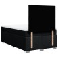 vidaXL Boxspringbett mit Matratze Schwarz 120x200 cm Stoff vidaXL Boxspringbett mit Matratze Schwarz 120x200 cm Stoff
