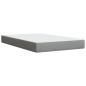 vidaXL Boxspringbett mit Matratze Hellgrau 120x200 cm Stoff vidaXL Boxspringbett mit Matratze Hellgrau 120x200 cm Stoff