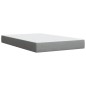 vidaXL Boxspringbett mit Matratze Hellgrau 120x200 cm Stoff vidaXL Boxspringbett mit Matratze Hellgrau 120x200 cm Stoff