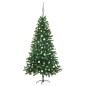 vidaXL Künstlicher Weihnachtsbaum mit Beleuchtung & Kugeln 150 cm Grün vidaXL Künstlicher Weihnachtsbaum mit Beleuchtung & Kugeln 150 cm Grün