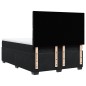 vidaXL Boxspringbett mit Matratze Schwarz 140x200 cm Samt vidaXL Boxspringbett mit Matratze Schwarz 140x200 cm Samt