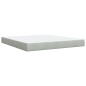 vidaXL Boxspringbett mit Matratze Hellgrau 180x200 cm Samt vidaXL Boxspringbett mit Matratze Hellgrau 180x200 cm Samt