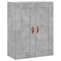 Highboard Betongrau 69,5x34x180 cm Holzwerkstoff Highboard Betongrau 69,5x34x180 cm Holzwerkstoff