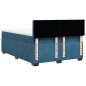 vidaXL Boxspringbett mit Matratze Blau 160x200 cm Samt vidaXL Boxspringbett mit Matratze Blau 160x200 cm Samt