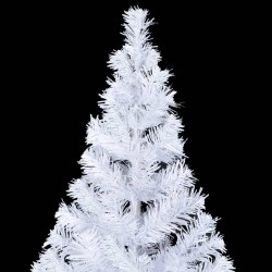Künstlicher Weihnachtsbaum mit LEDs & Kugeln 210 cm 910 Zweige