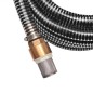 vidaXL Saugschlauch mit Messing-Anschlüssen 4 m 25 mm Schwarz vidaXL Saugschlauch mit Messing-Anschlüssen 4 m 25 mm Schwarz