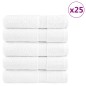 vidaXL Premium-Duschtücher SOLUND 25 Stk. Weiß 70x140 cm 600 g/m² vidaXL Premium-Duschtücher SOLUND 25 Stk. Weiß 70x140 cm 600 g/m²