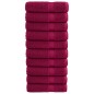 vidaXL Premium-Duschtücher SOLUND 10 Stk. Bordeaux 70x140 cm 600 g/m² vidaXL Premium-Duschtücher SOLUND 10 Stk. Bordeaux 70x140 cm 600 g/m²