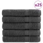 vidaXL Premium-Saunatücher SOLUND 25 Stk Anthrazit 80x200 cm 600 g/m² vidaXL Premium-Saunatücher SOLUND 25 Stk Anthrazit 80x200 cm 600 g/m²