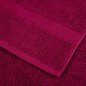 vidaXL Premium-Handtücher SOLUND 10 Stk. Bordeaux 100x200 cm 600 g/m²