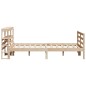 vidaXL Massivholzbett ohne Matratze 120x190 cm Kiefernholz vidaXL Massivholzbett ohne Matratze 120x190 cm Kiefernholz
