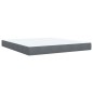 vidaXL Boxspringbett mit Matratze Dunkelgrau 180x200 cm Samt vidaXL Boxspringbett mit Matratze Dunkelgrau 180x200 cm Samt