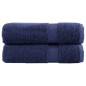 vidaXL Premium-Badetücher SOLUND 2 Stk. Marineblau 100x150 cm 600 g/m² vidaXL Premium-Badetücher SOLUND 2 Stk. Marineblau 100x150 cm 600 g/m²