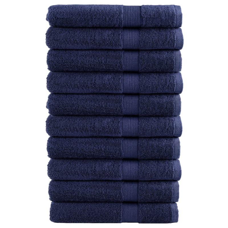 vidaXL Premium-Saunatücher SOLUND 10 Stk Marineblau 80x200 cm 600 g/m² vidaXL Premium-Saunatücher SOLUND 10 Stk Marineblau 80x200 cm 600 g/m²