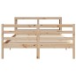 vidaXL Massivholzbett ohne Matratze 150x200 cm Kiefernholz vidaXL Massivholzbett ohne Matratze 150x200 cm Kiefernholz