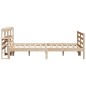 vidaXL Massivholzbett ohne Matratze 150x200 cm Kiefernholz vidaXL Massivholzbett ohne Matratze 150x200 cm Kiefernholz